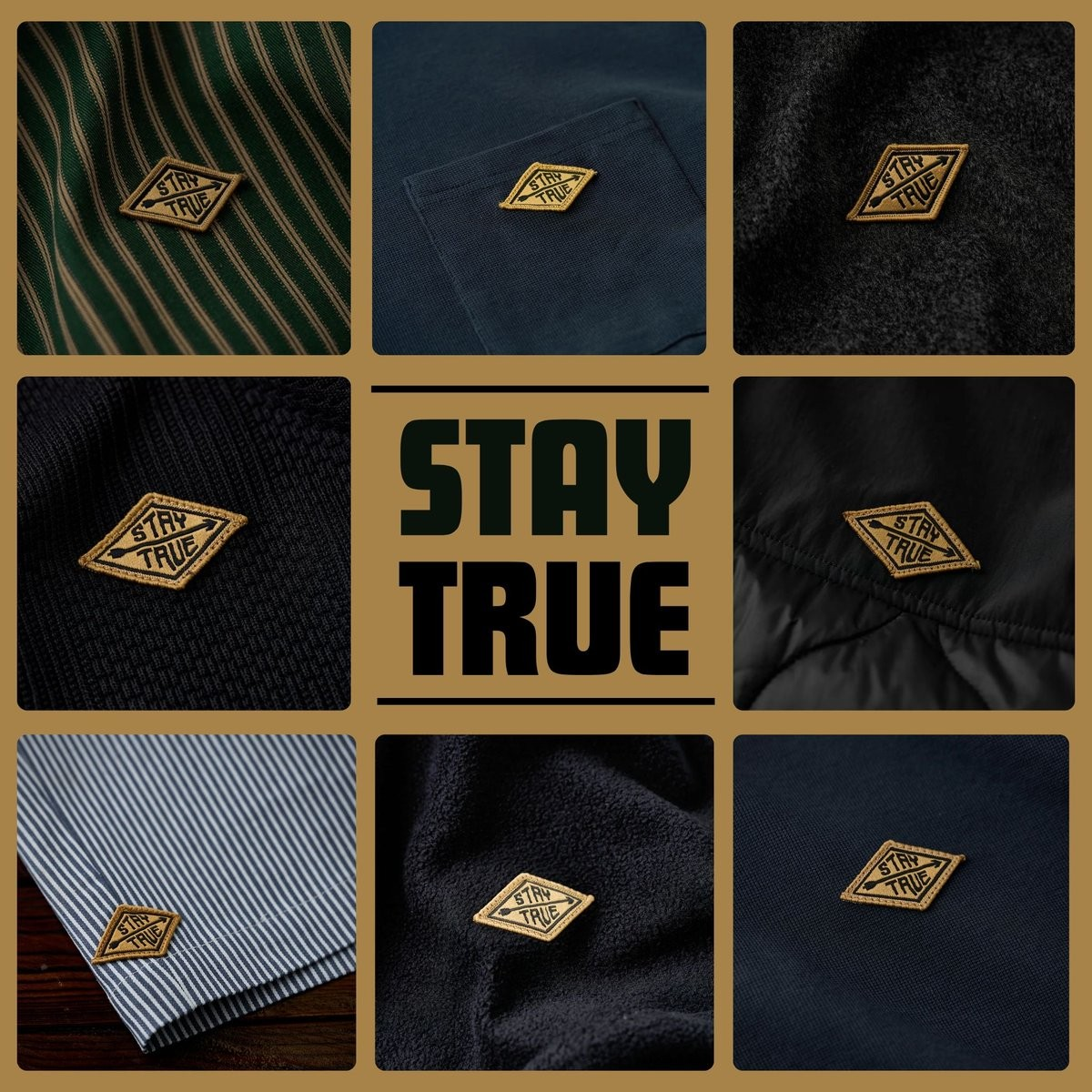 「STAY TRUE」 자수 와펜의 매력