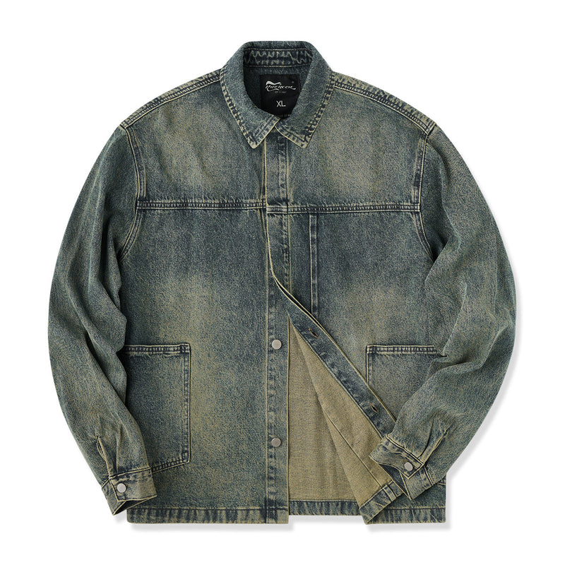 Washed Retro Denim Jacket