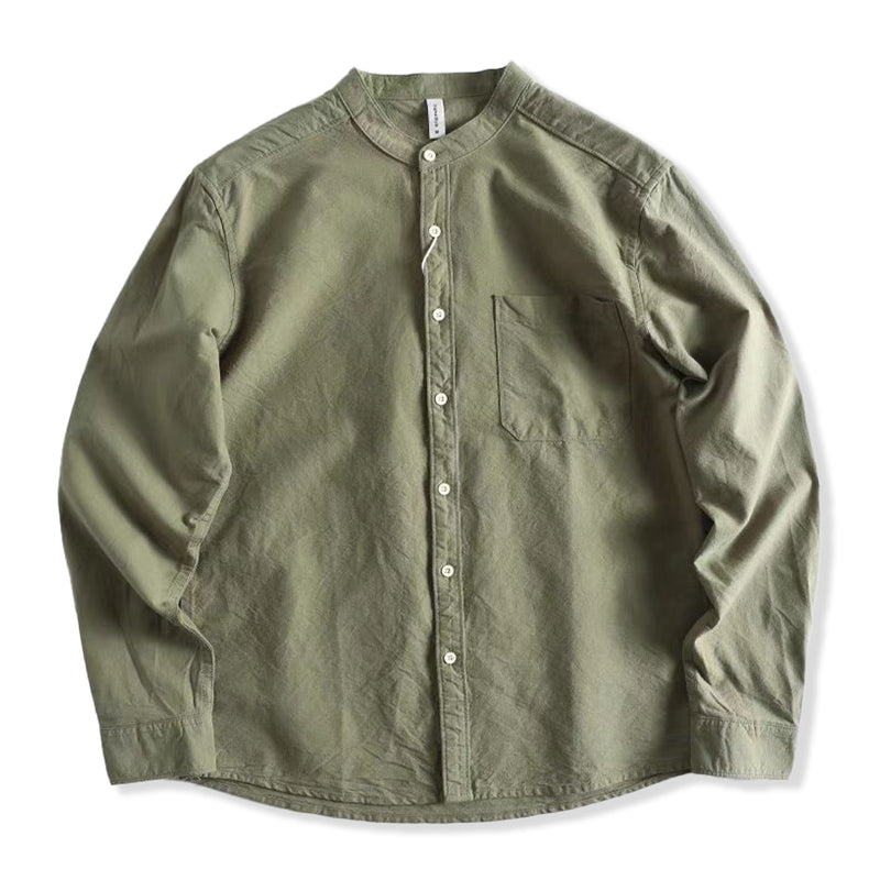 Cleanfit Band Collar Shirt 3 Colors