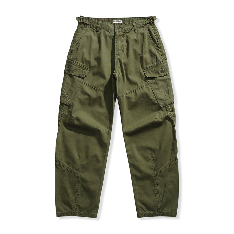 100% cotton military cotton parachute cargo pants