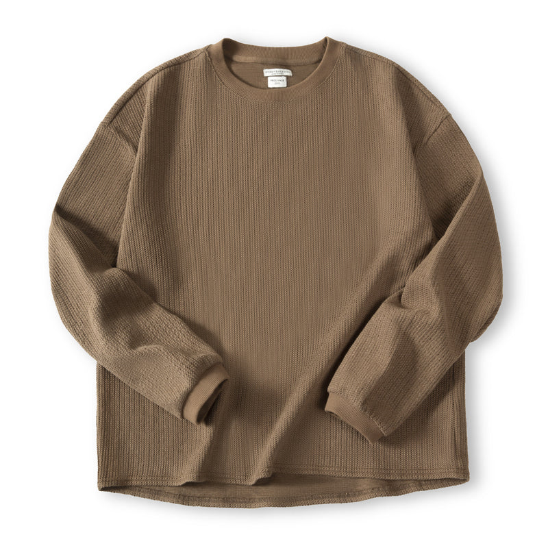 Loose fit premium knit crewneck sweatshirt