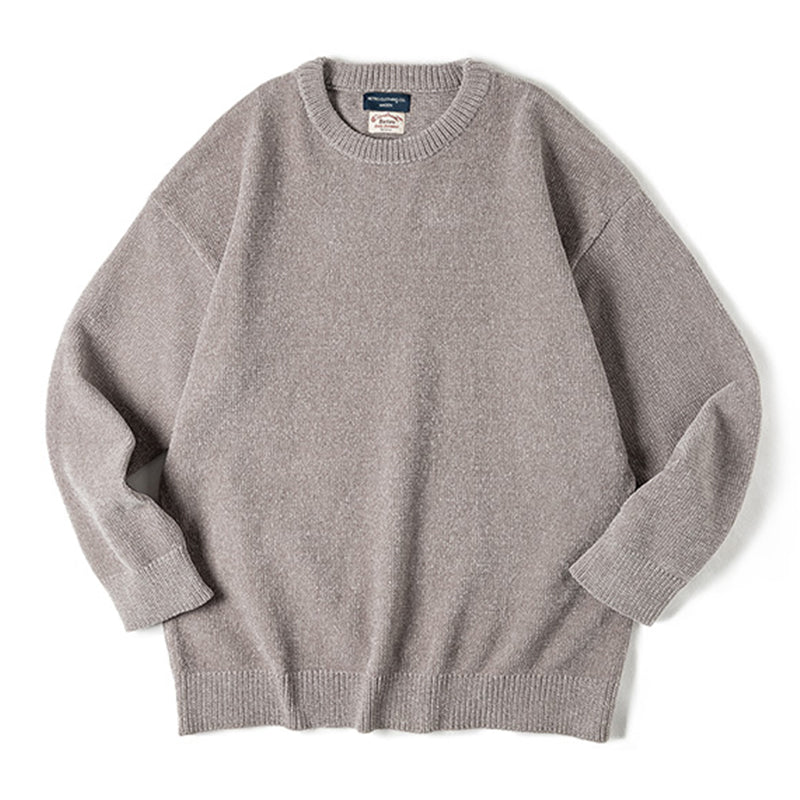 Chenille Knitted Man to Man