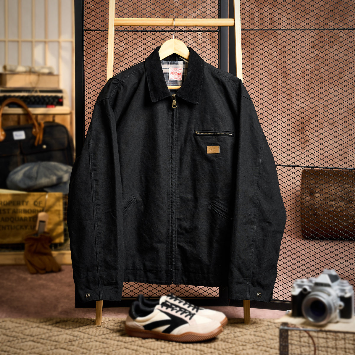 J001 Reproduction (Reprint) Canvas Detroit Jacket – Karaku KR